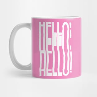 Glitch Hello! Mug